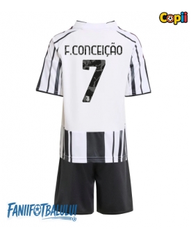 Juventus Francisco Conceicao #7 Echipament de Fotbal Replică 2025-26 Copii Acasa (+ Șorturi)